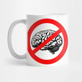 Idiocracy Brain Tee Mug